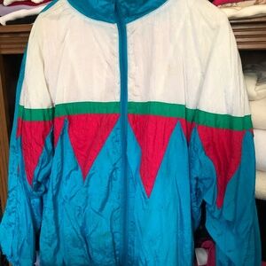 Vintage 80s 90s Windbreaker/Jogger Zip Jacket